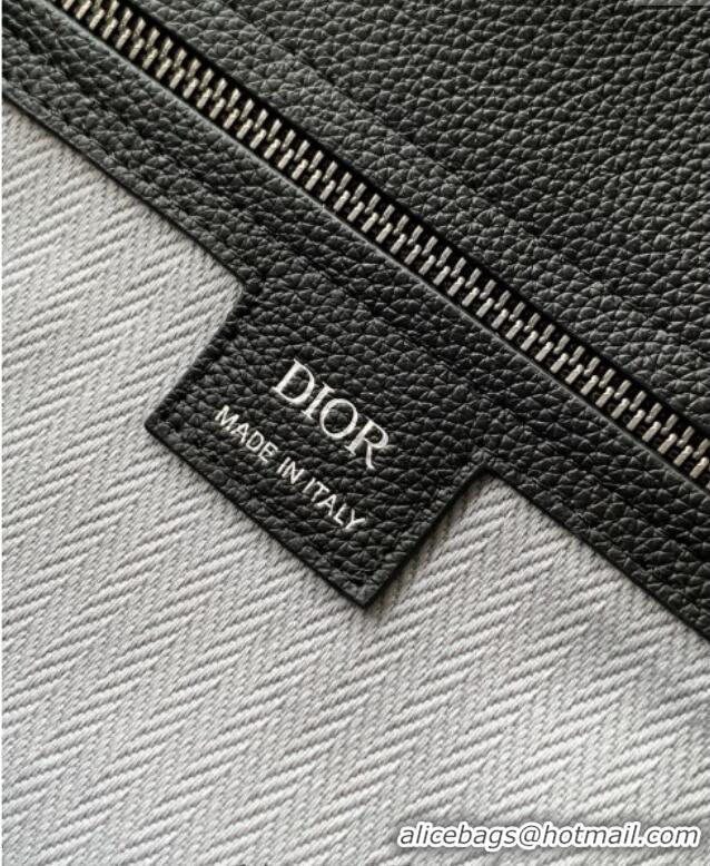 Shop Promotional Dior Mens Medium Dior Normandie Tote Bag in Icons Calfskin D7063 Black 2025