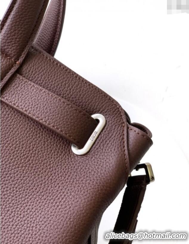Most Popular Dior Mens Medium Dior Normandie Tote Bag in Icons Calfskin D7063 Brown 2025