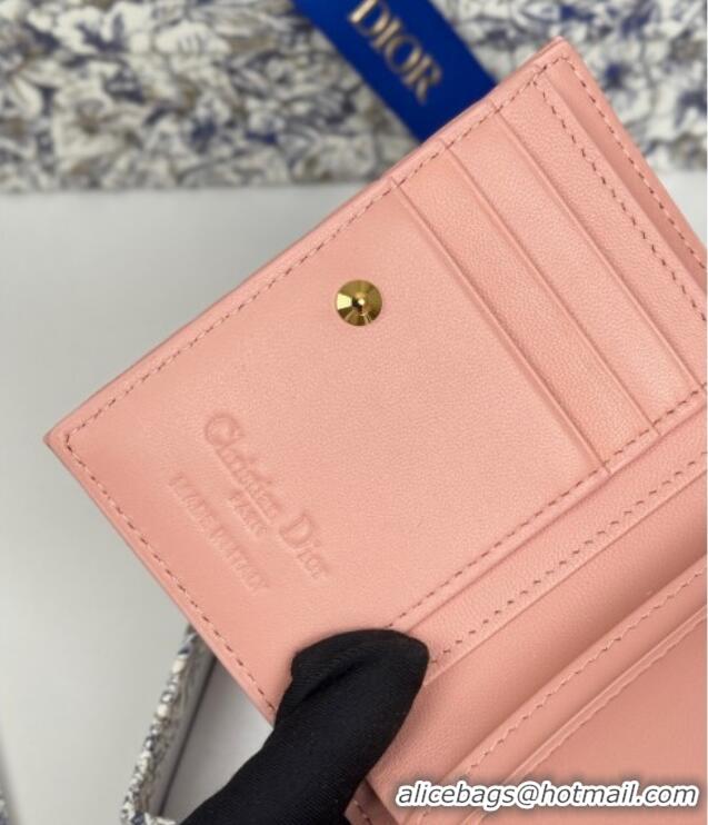 Trendy Design Dior Lady Dior Dahlia Wallet in Cannage Lambskin D7090 Pink 2025