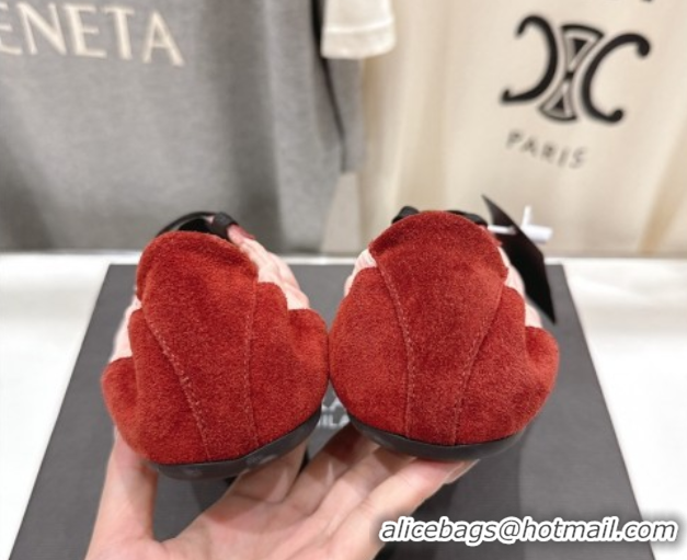Sophisticated Prada Collapse Re-Nylon and suede sneakers Pink/Red 2025 1E959N