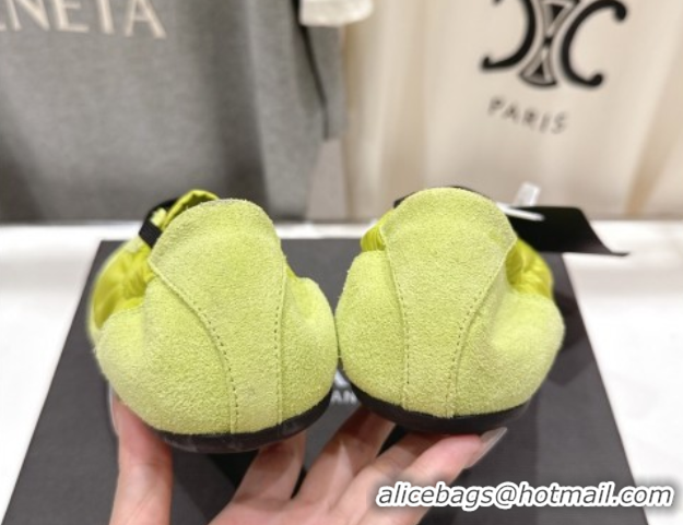 Popular Style Prada Collapse Re-Nylon and suede sneakers Green 2025 1E959N