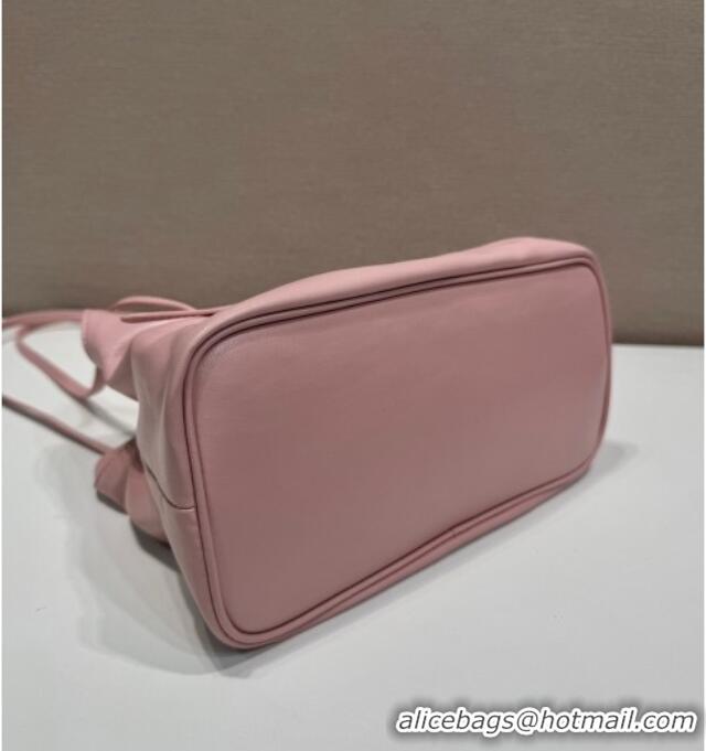 Cheap Design Prada Nappa leather shoulder bag with Buckle 1BG586 Light Pink 2025