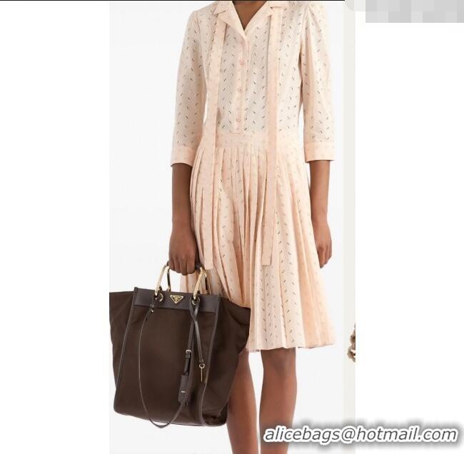 Unique Discount Prada Re-Nylon tote bag 1BG578 Brown 2025