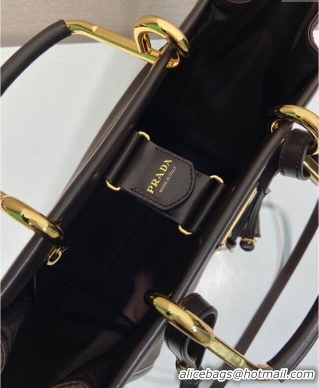 Unique Discount Prada Re-Nylon tote bag 1BG578 Brown 2025