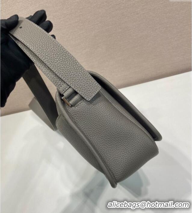 Reasonable Price Prada Mens Leather shoulder bag 2VD075 Grey 2025