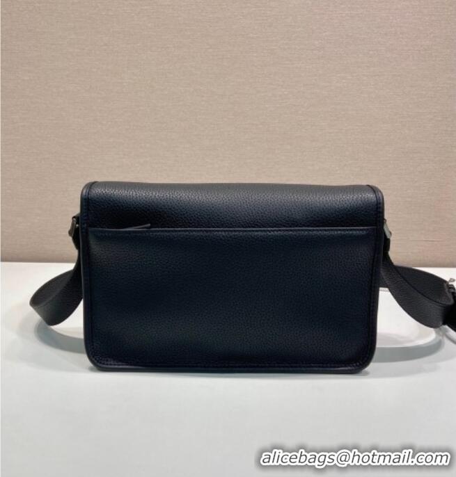 Best Promotional Prada Mens Leather shoulder bag 2VD075 Black 2025