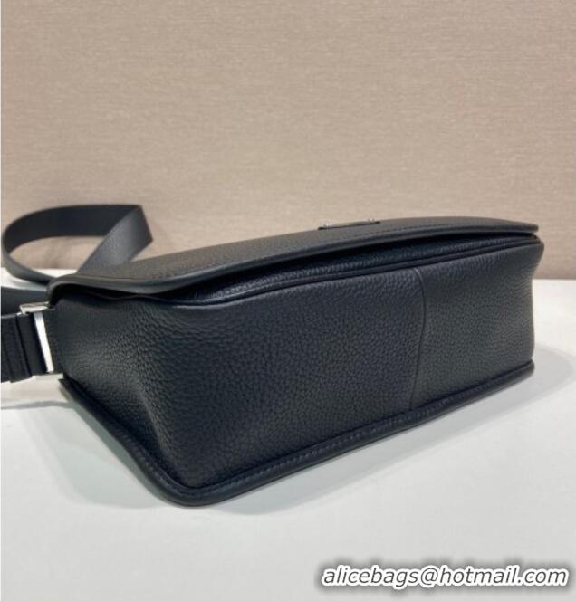 Best Promotional Prada Mens Leather shoulder bag 2VD075 Black 2025