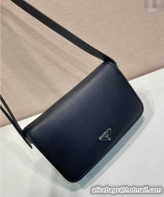 Best Promotional Prada Mens Leather shoulder bag 2VD075 Black 2025