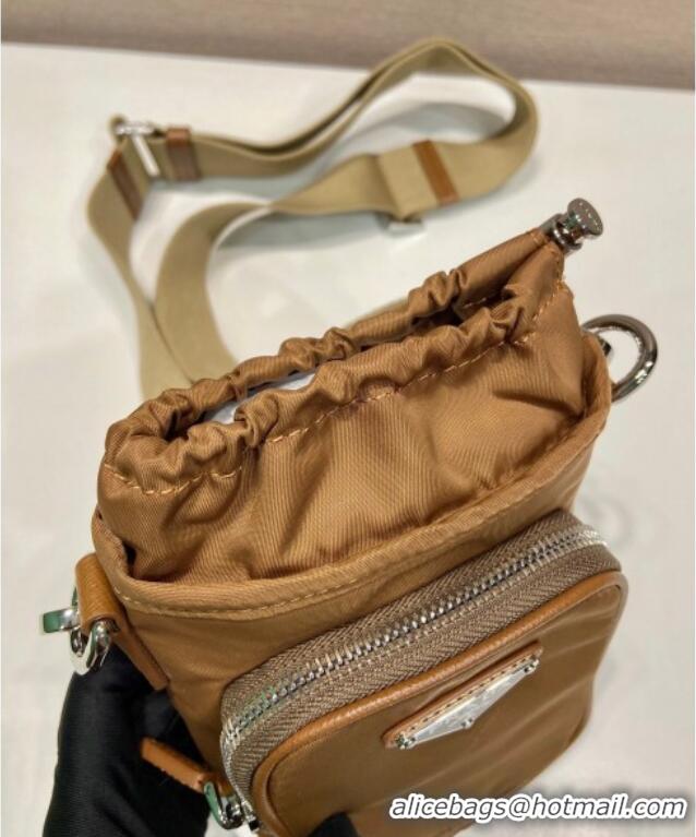 Good Taste Prada Re-Nylon Smartphone Case 2ZH155 Brown 2025