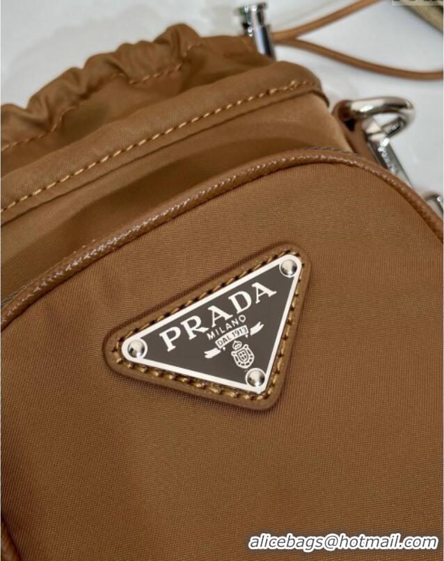 Good Taste Prada Re-Nylon Smartphone Case 2ZH155 Brown 2025