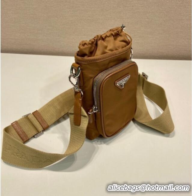 Good Taste Prada Re-Nylon Smartphone Case 2ZH155 Brown 2025