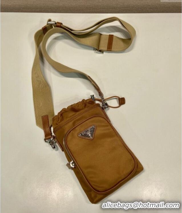 Good Taste Prada Re-Nylon Smartphone Case 2ZH155 Brown 2025