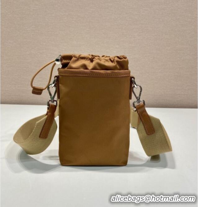 Good Taste Prada Re-Nylon Smartphone Case 2ZH155 Brown 2025