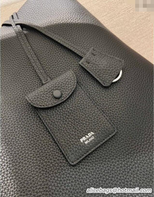 Reasonable Price Prada Mens Leather tote bag 2VG130 Black 2025