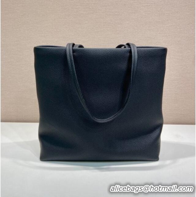 Reasonable Price Prada Mens Leather tote bag 2VG130 Black 2025