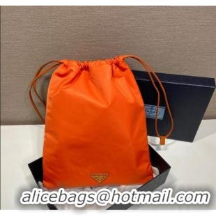 Luxury Discount Prada Re-Nylon pouch 1NK001 Orange 2025