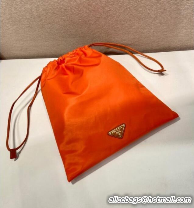 Luxury Discount Prada Re-Nylon pouch 1NK001 Orange 2025