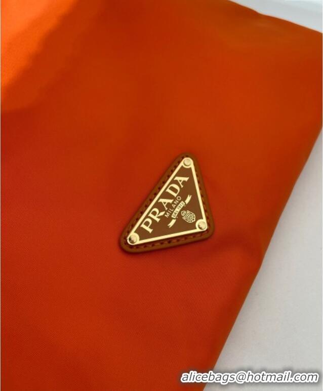 Luxury Discount Prada Re-Nylon pouch 1NK001 Orange 2025