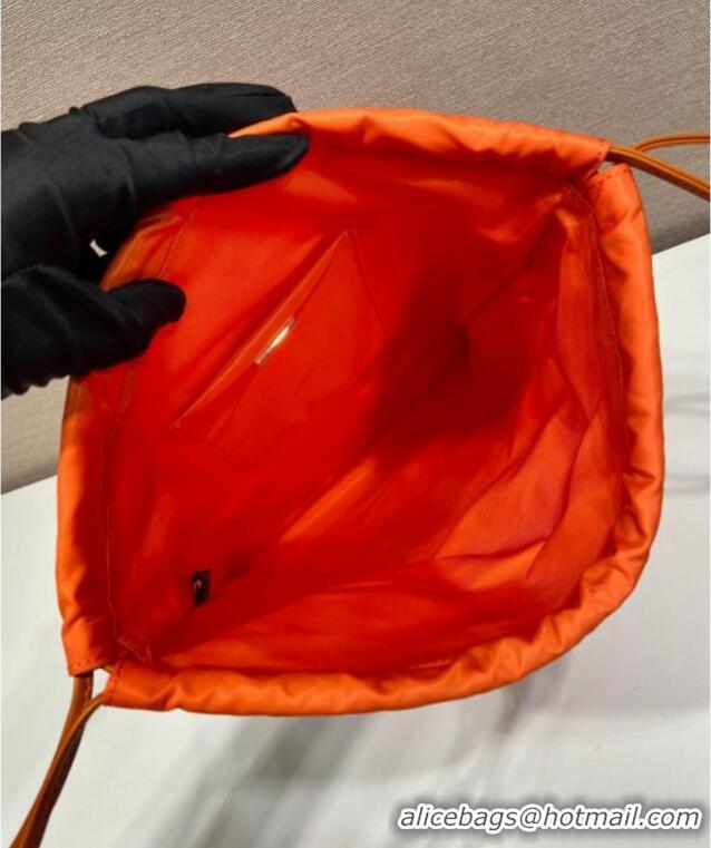Luxury Discount Prada Re-Nylon pouch 1NK001 Orange 2025