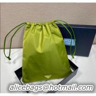 Well Crafted Prada Re-Nylon Pouch 1NK001 Ivy Green 2025