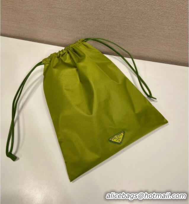 Well Crafted Prada Re-Nylon Pouch 1NK001 Ivy Green 2025
