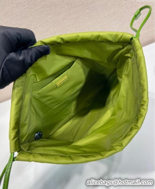 Well Crafted Prada Re-Nylon Pouch 1NK001 Ivy Green 2025