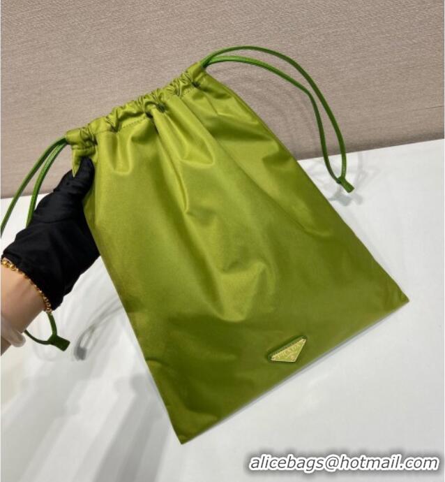 Well Crafted Prada Re-Nylon Pouch 1NK001 Ivy Green 2025