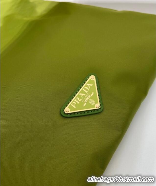 Well Crafted Prada Re-Nylon Pouch 1NK001 Ivy Green 2025