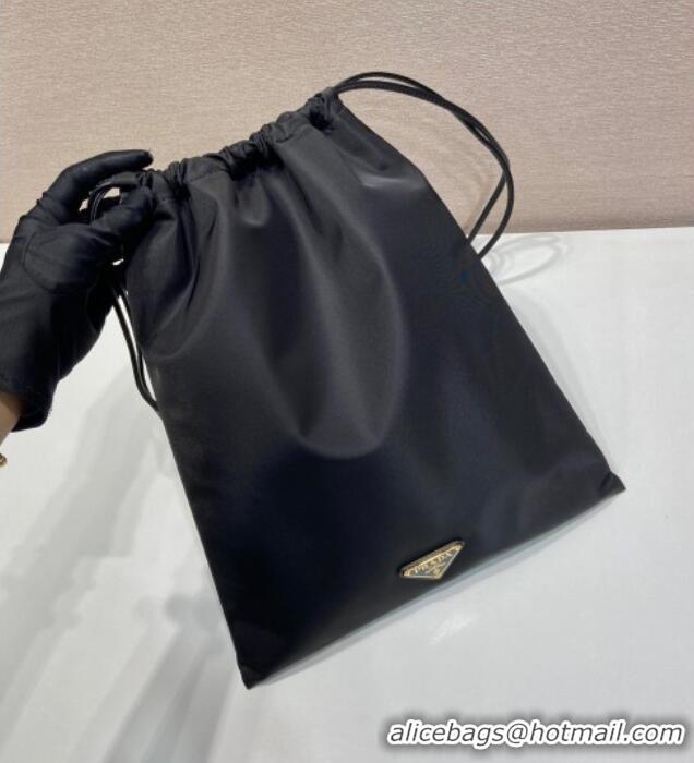 Grade Quality Prada Re-Nylon pouch 1NK001 Black 2025