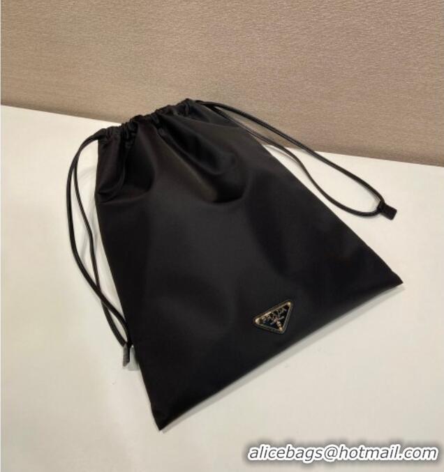 Grade Quality Prada Re-Nylon pouch 1NK001 Black 2025