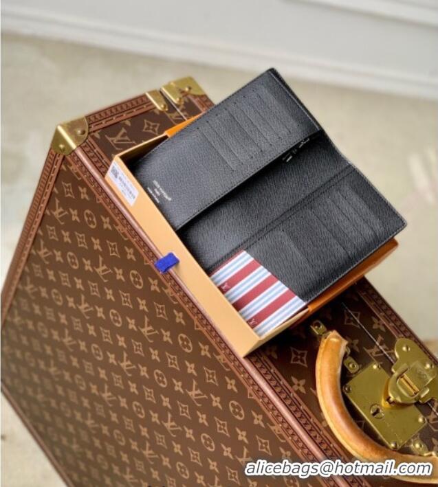 Low Cost Louis Vuitton Brazza Wallet in Monogram Heritage Canvas M12656 Blue 2025