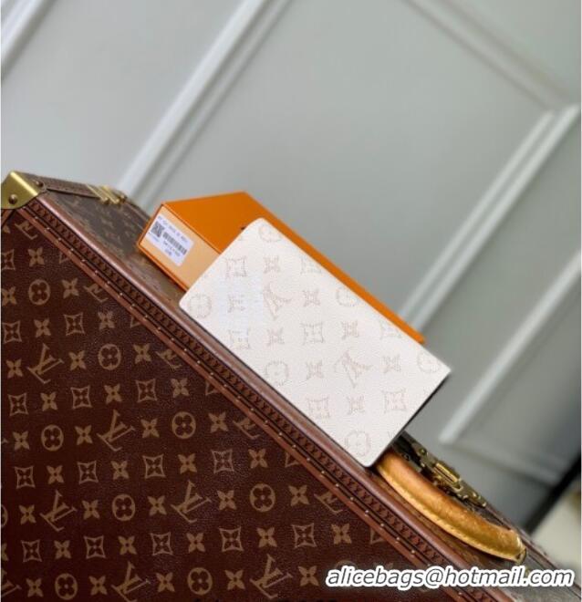 Promotional Louis Vuitton Brazza Wallet in Monogram Heritage Canvas M12656 Off-White 2025