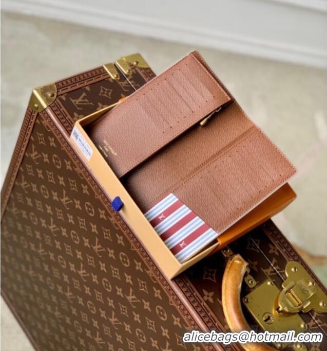 Promotional Louis Vuitton Brazza Wallet in Monogram Heritage Canvas M12656 Off-White 2025