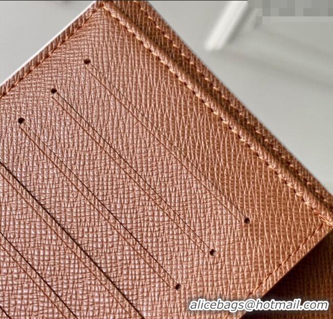 Promotional Louis Vuitton Brazza Wallet in Monogram Heritage Canvas M12656 Off-White 2025