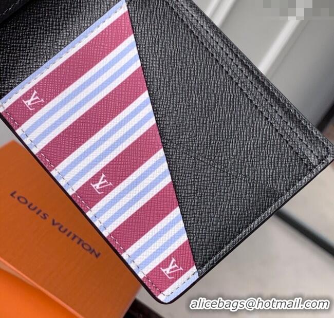 Good Product Louis Vuitton Multiple Wallet in Monogram Heritage Canvas M14691 Blue 2025