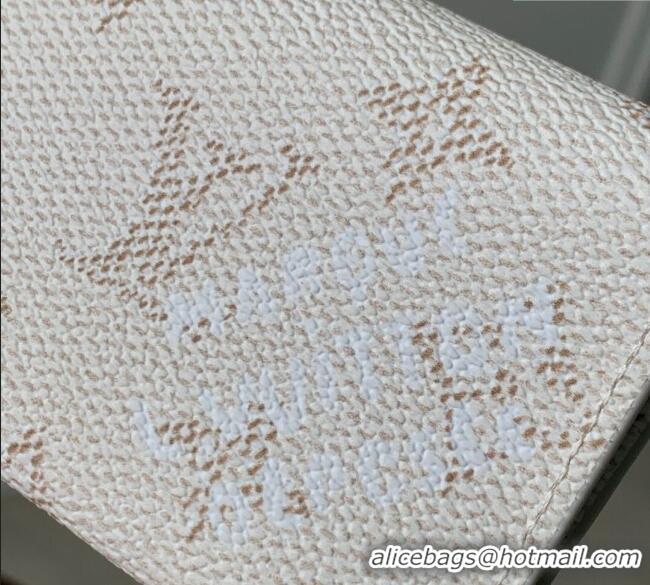 Big Discount Louis Vuitton Slim Card Holder Wallet in Monogram Heritage Canvas M14817 Off-White 2025