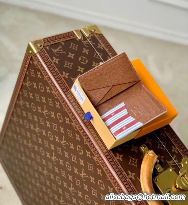 Super Quality Louis Vuitton Pocket Organizer Wallet in Monogram Heritage Canvas M14689 Off-White 2025