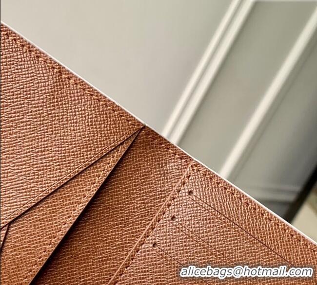 Super Quality Louis Vuitton Pocket Organizer Wallet in Monogram Heritage Canvas M14689 Off-White 2025