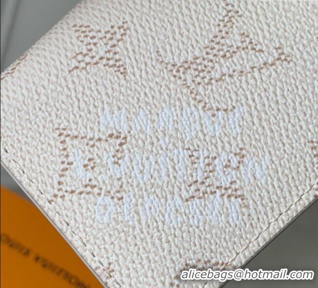 Super Quality Louis Vuitton Pocket Organizer Wallet in Monogram Heritage Canvas M14689 Off-White 2025