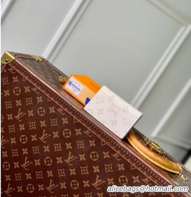 Super Quality Louis Vuitton Pocket Organizer Wallet in Monogram Heritage Canvas M14689 Off-White 2025