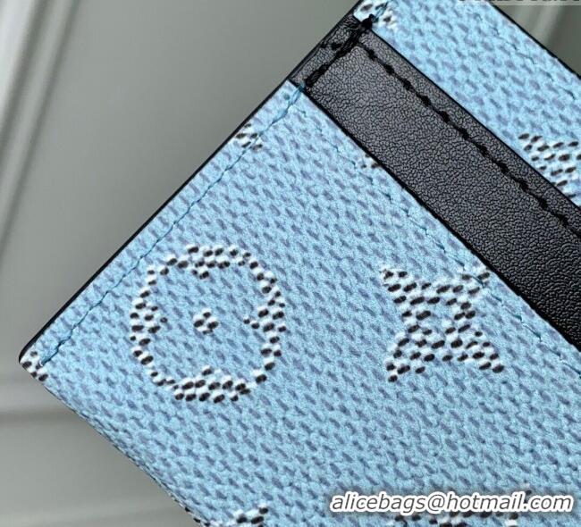 Trendy Design Louis Vuitton Double Card Holder Wallet in Monogram Heritage Canvas M14766 Blue 2025