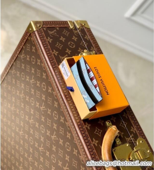 Trendy Design Louis Vuitton Double Card Holder Wallet in Monogram Heritage Canvas M14766 Blue 2025