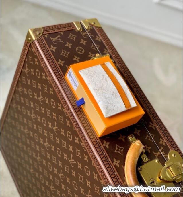 Best Price Louis Vuitton Double Card Holder Wallet in Monogram Heritage Canvas M14766 Off-White 2025