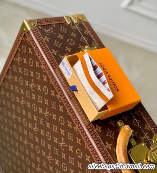Best Price Louis Vuitton Double Card Holder Wallet in Monogram Heritage Canvas M14766 Off-White 2025