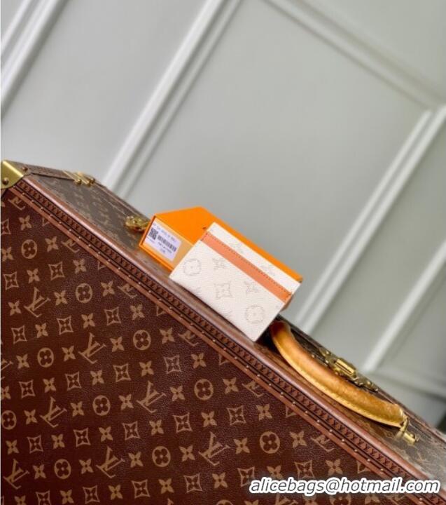 Best Price Louis Vuitton Double Card Holder Wallet in Monogram Heritage Canvas M14766 Off-White 2025