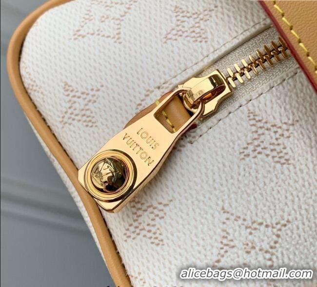 Unique Discount Louis Vuitton Mens Locker Dopp Kit Cluch in Monogram Heritage Canvas M14839 Off-White 2025