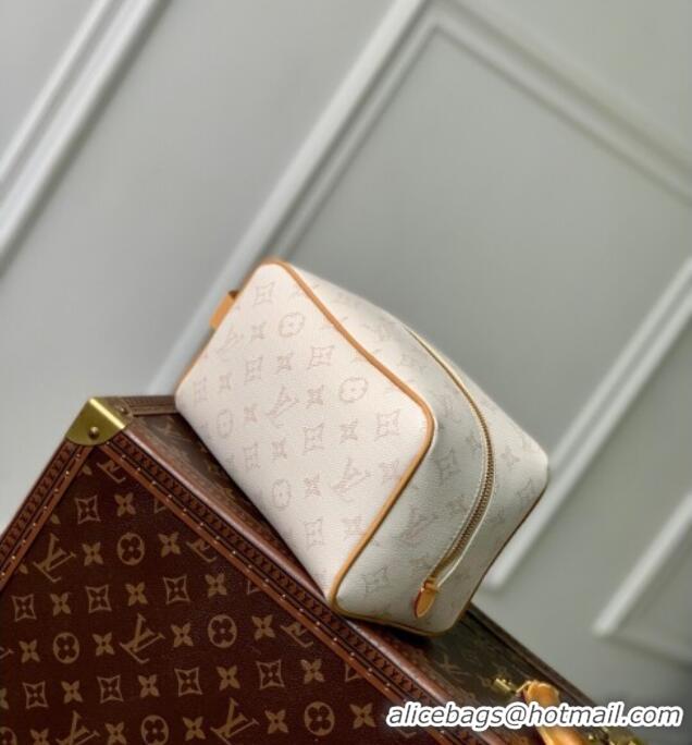 Unique Discount Louis Vuitton Mens Locker Dopp Kit Cluch in Monogram Heritage Canvas M14839 Off-White 2025