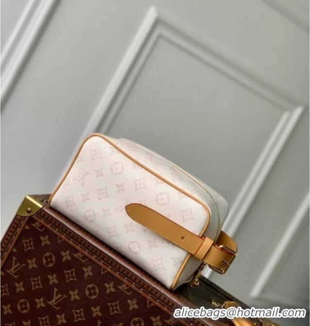 Unique Discount Louis Vuitton Mens Locker Dopp Kit Cluch in Monogram Heritage Canvas M14839 Off-White 2025