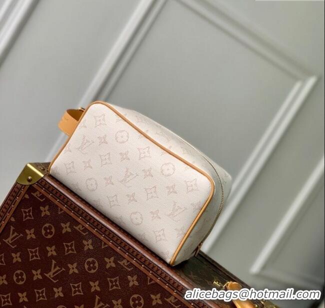 Unique Discount Louis Vuitton Mens Locker Dopp Kit Cluch in Monogram Heritage Canvas M14839 Off-White 2025