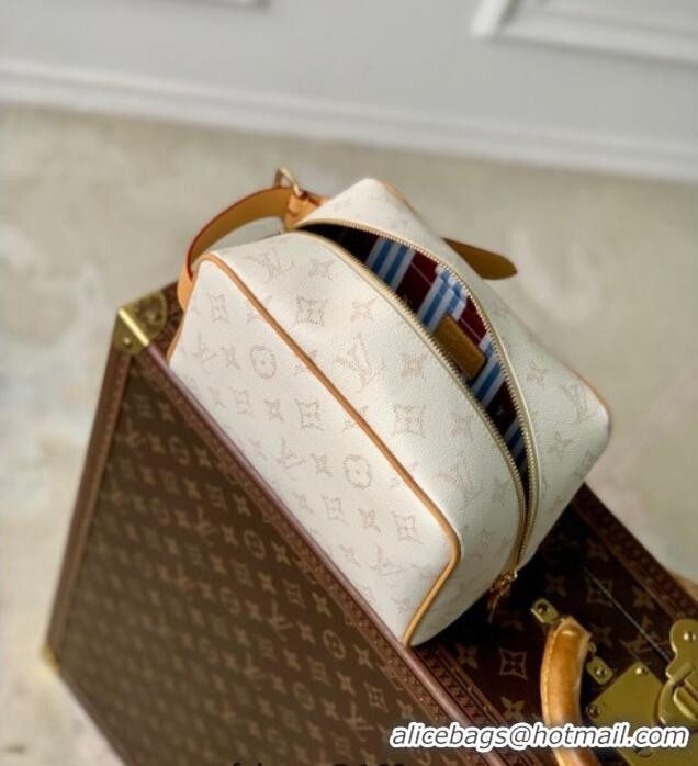 Unique Discount Louis Vuitton Mens Locker Dopp Kit Cluch in Monogram Heritage Canvas M14839 Off-White 2025